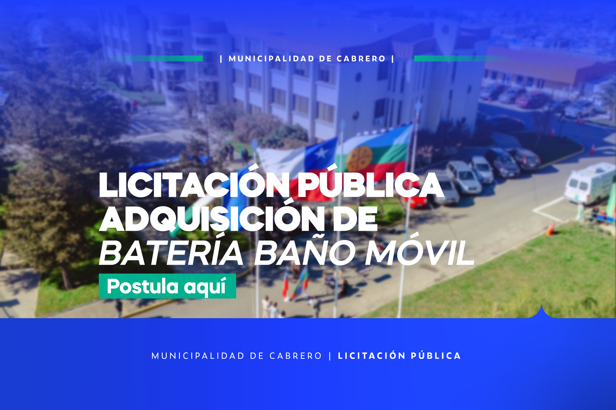 Publicación de Licitación: Adquisición Batería Baño Móvil (ID 4080-5-LE26)